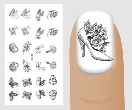 Sticker ad acqua vari modelli