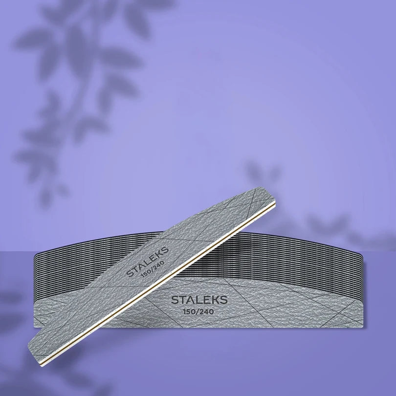 Staleks emery board nail file 100 to 240 grit, 25 pcs.