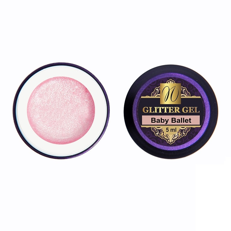 Glitter Gel "Baby Ballet" 5ml (TPO/HEMA-free)