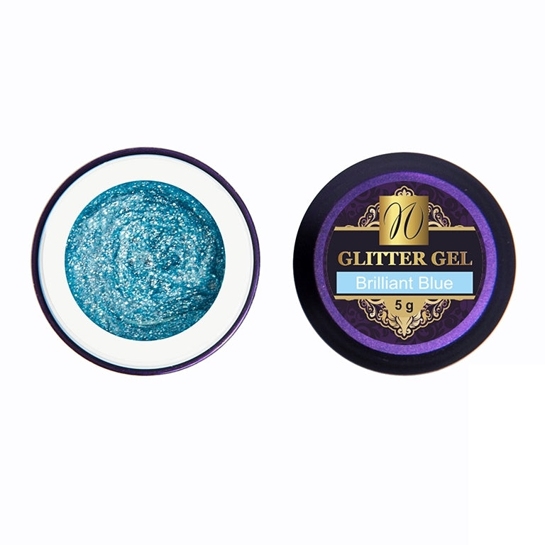 Glitter Gel "Brillant Blue" 5ml (TPO/HEMA-free)