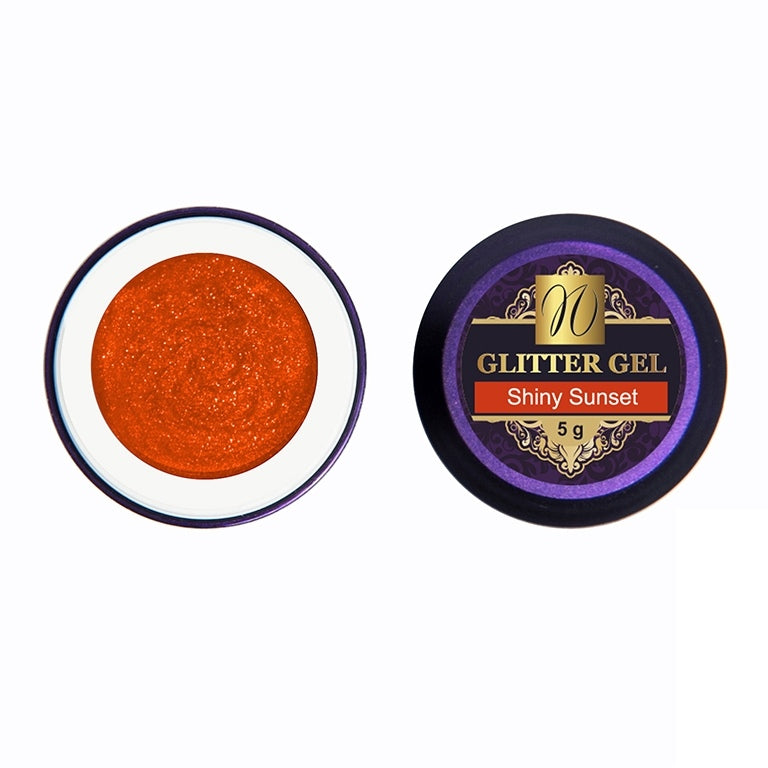 Glitter Gel "Shiny Sunset" 5ml (TPO/HEMA-free)