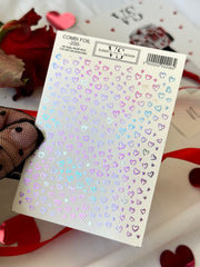 Slider mit Folie (Wasserlösliche Aufkleber) von VS Nails 200 COMBI FOIL