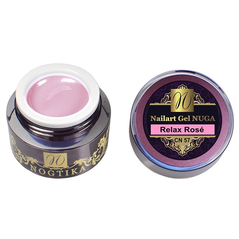 Nailart Color Gel NUGA (without sweat layer) 'Relax Rosé'