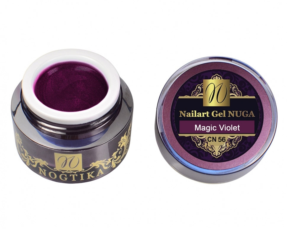 Nailart Farbgel NUGA (ohne Schwitzschicht) "Magic Violet" (TPO-free)