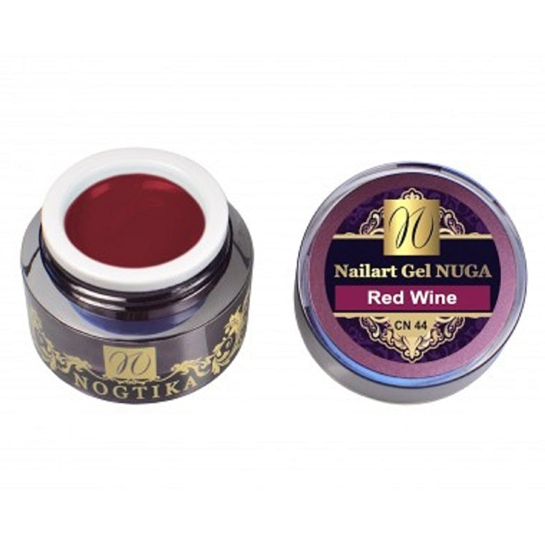 Nailart Farbgel NUGA (ohne Schwitzschicht) "Red Wine" (TPO-free)