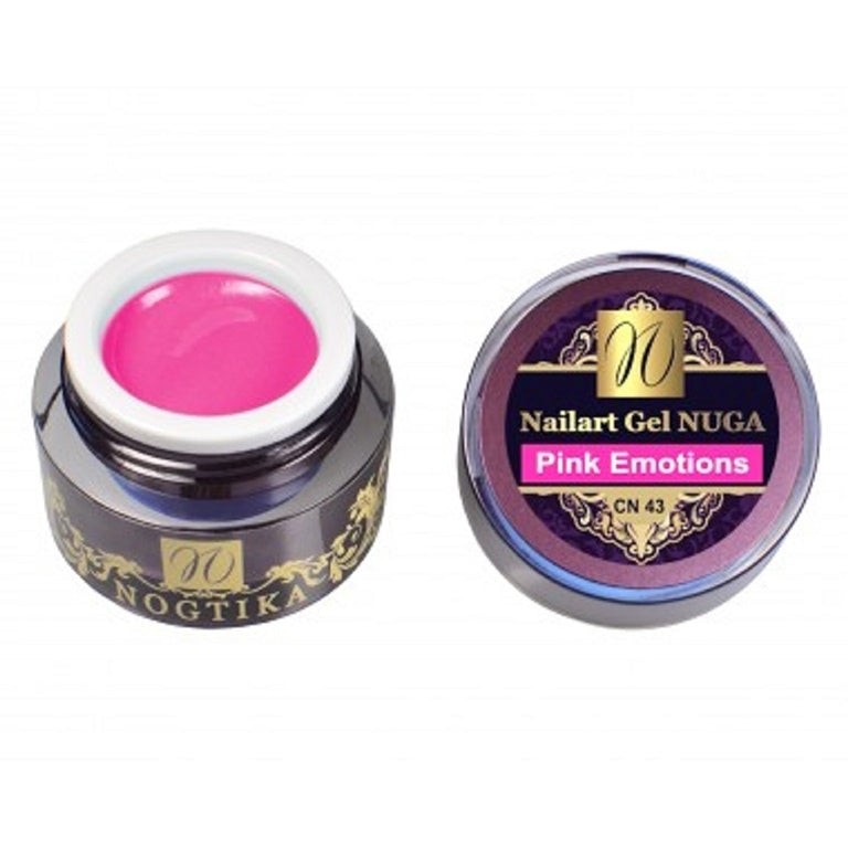 Nailart Farbgel NUGA (ohne Schwitzschicht) "Pink Emotions" (TPO-free)