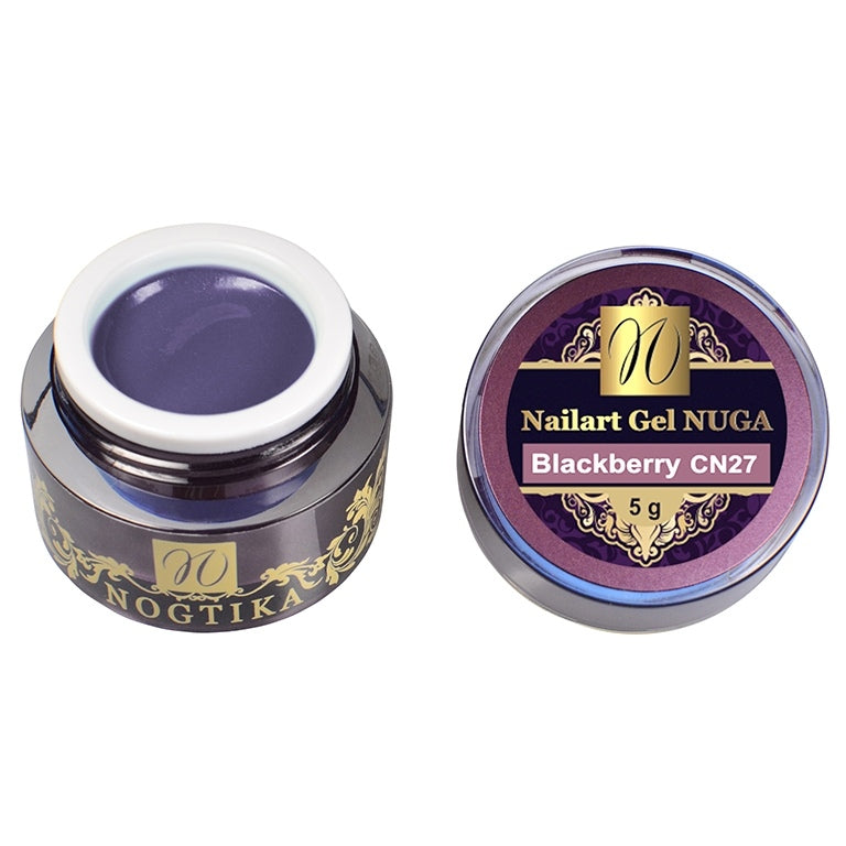 Gel color nail art NUGA (senza strato di dispersione) "Blackberry"