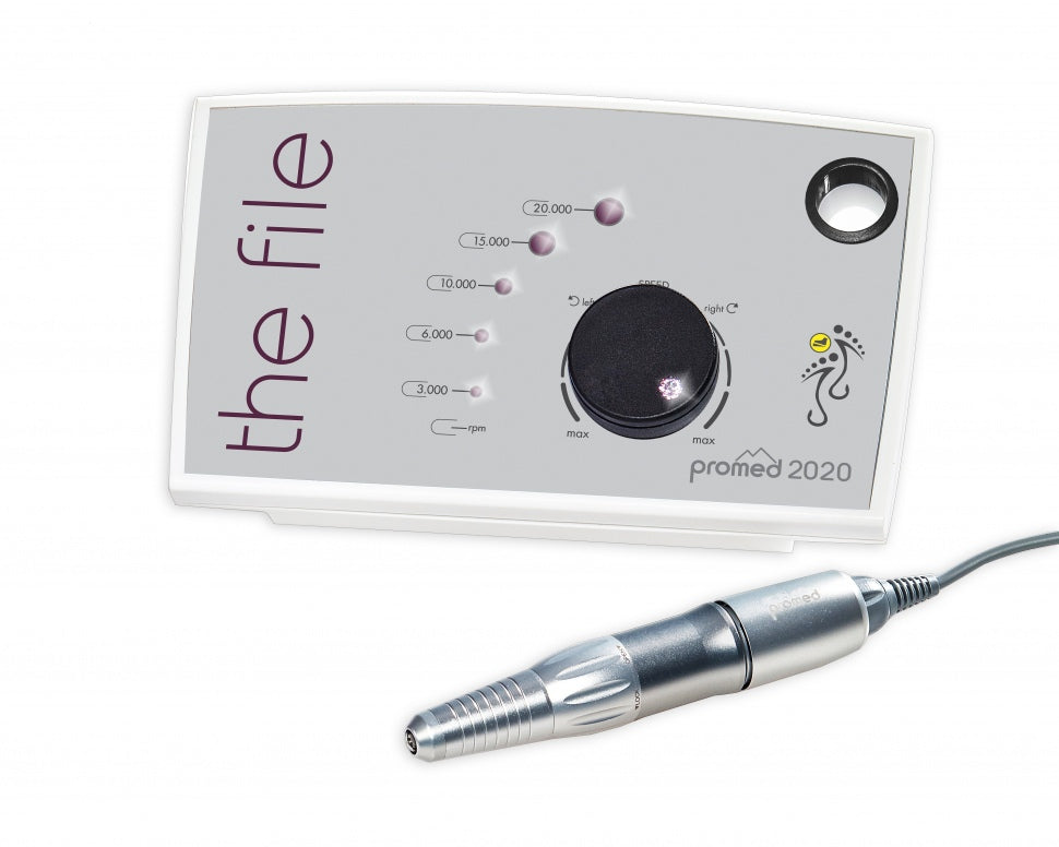 PROMED 2020 Limatrice Elettrica (Dispositivo da tavolo 230 V + Manipolo)