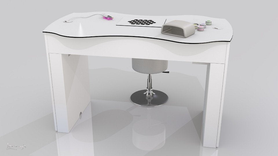 Nageltisch inkl. Absaugung L-500 "FantasTisch"