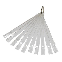 Tips Ring Display (Colorchart) 50 pieces. transparent