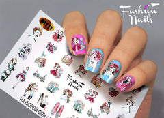 Sticker Design Metallic M111 (water-soluble stickers)