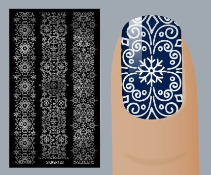 Sticker in Silber "Christmas"