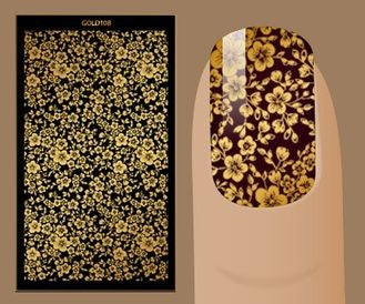 Sticker mit feinen Gold-Motiven