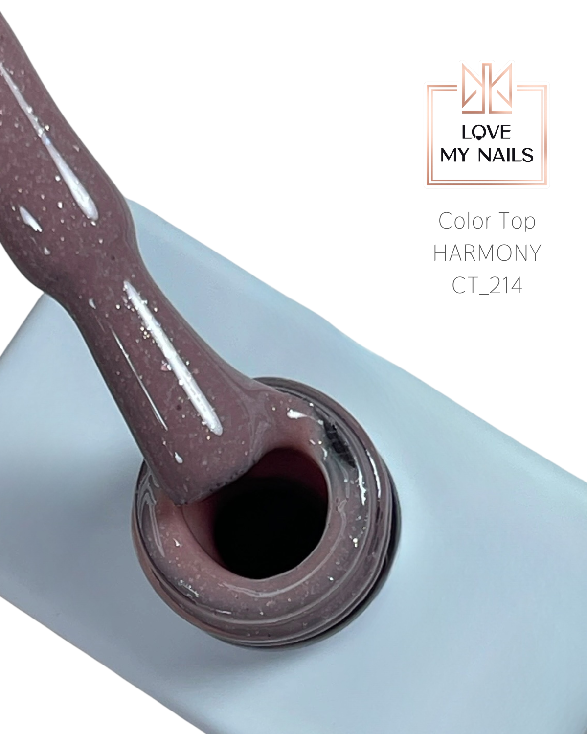 Top Coat Color Milky Cold NO WIPE 10ml di Love My Nails