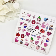 Sticker Design RF117 (водорастворимые наклейки) Слайдер