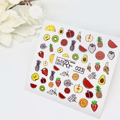 Sticker Design RF023 Frutta (Adesivi solubili in acqua) Slider