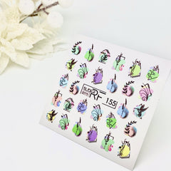 Sticker Design RF155 Blätter (Wasserlösliche Aufkleber) Слайдер
