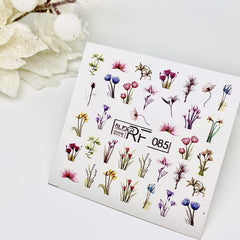 Sticker Design RF085 Fiori (Adesivi solubili in acqua) Slider