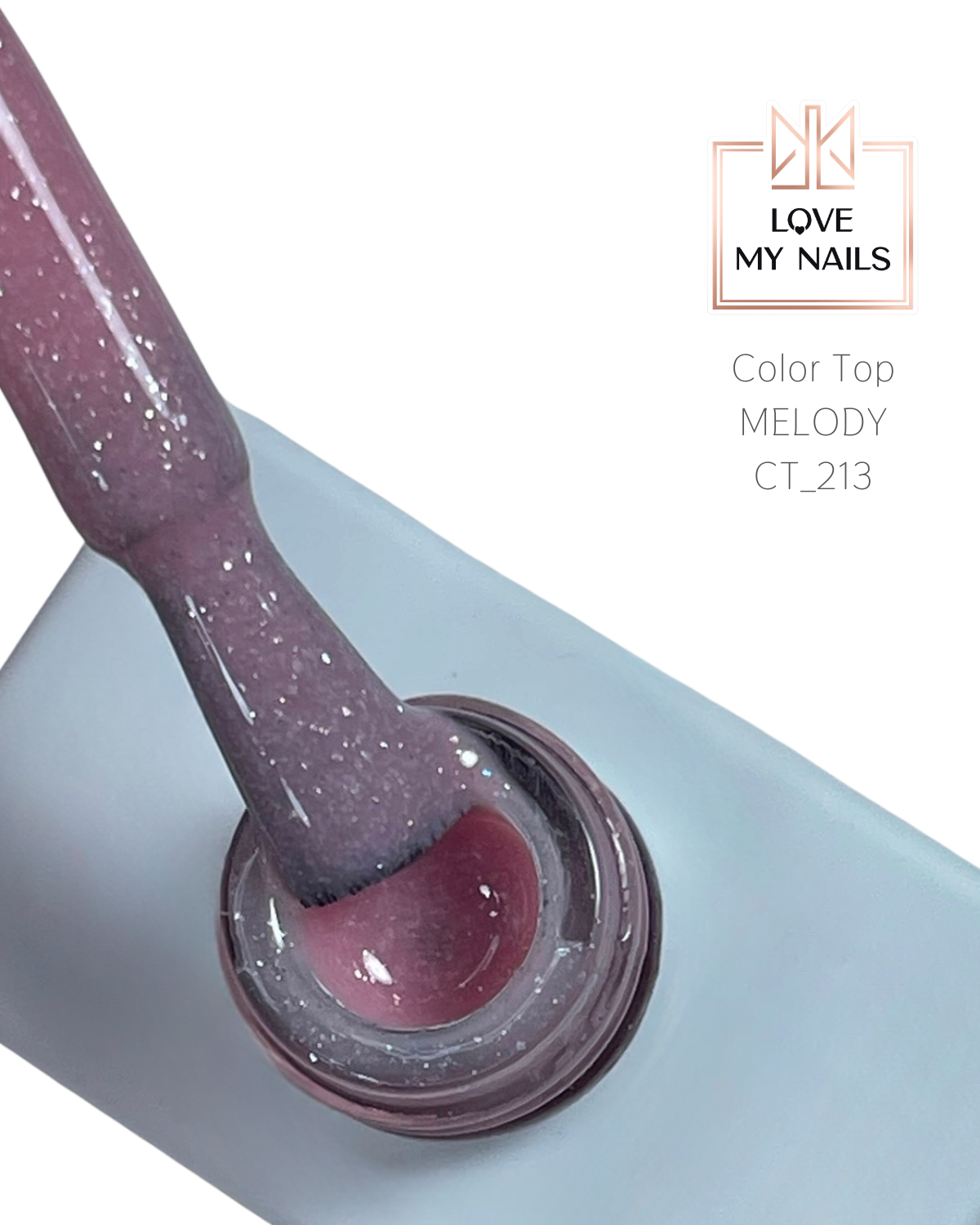 Top Coat Color Milky Cold NO WIPE 10ml di Love My Nails