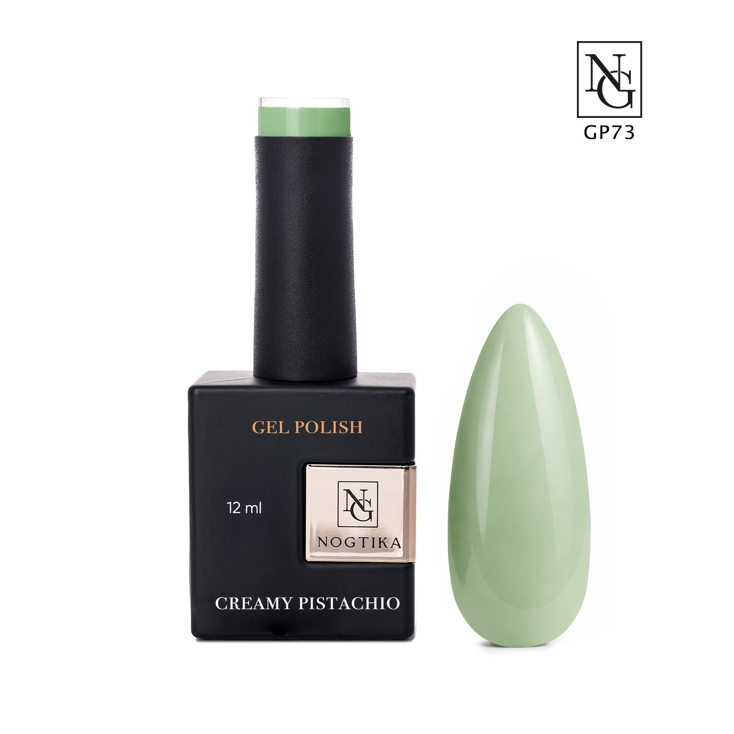 Gel Polish # 73 Creamy Pistachio (12ml) TPO-free