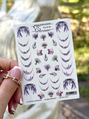 Slider CUT OUT ohne Auschneiden (Wasserlösliche Aufkleber) CU14 von VS Nails