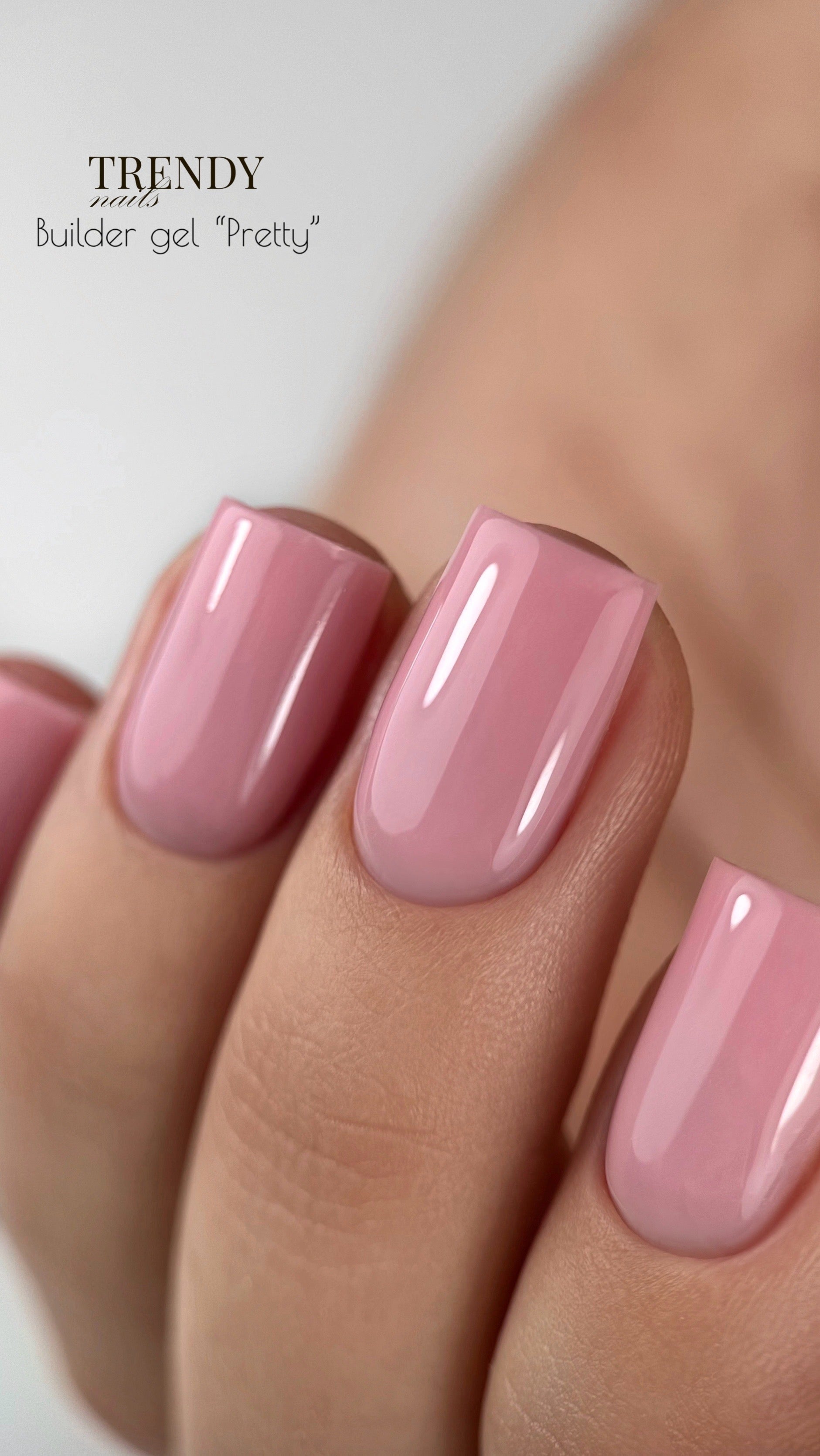 Builder Gel 'Pretty' by Trendy Nails 15/30ml (self-leveling)