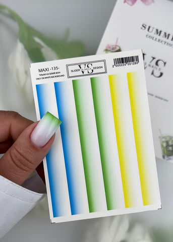Slider maxi (adesivi rimovibili con acqua) 123 di VS Nails