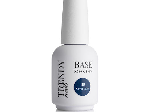 Cover Color BASE 8ml by Trendy Nails available in 5 shades