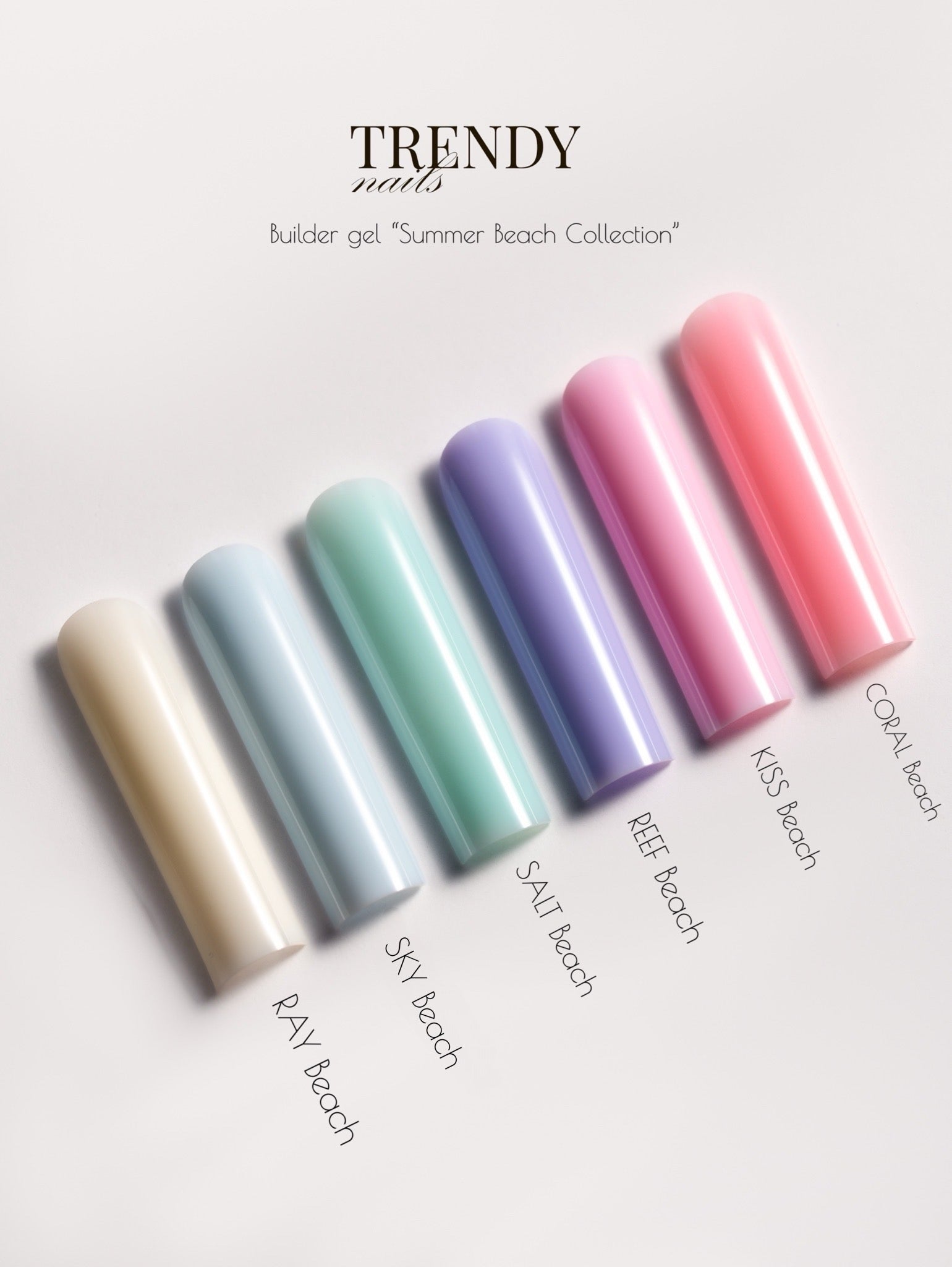 Builder Gel in der Flasche oder im Tiegel Beach Ray von Trendy Nails 10ml-30ml (TPO-frei)