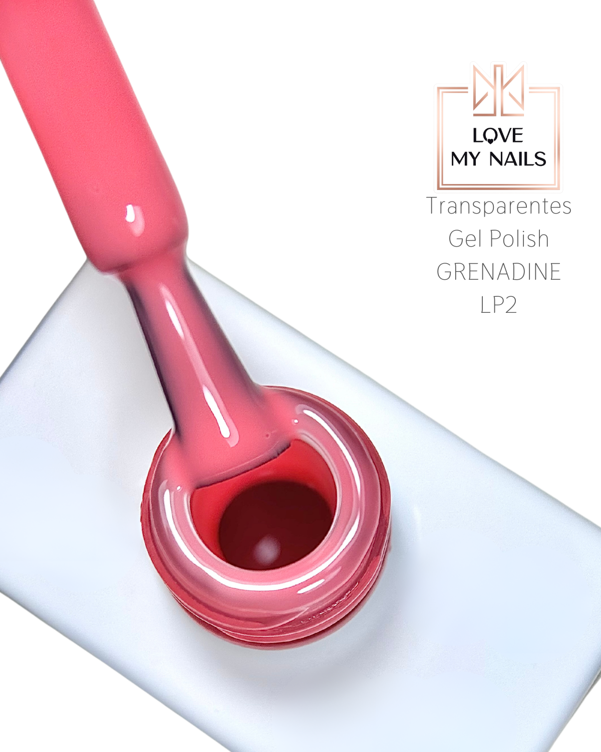 Transparentes Gel Polish "GRENADINE" SYRUP Collection 12ml