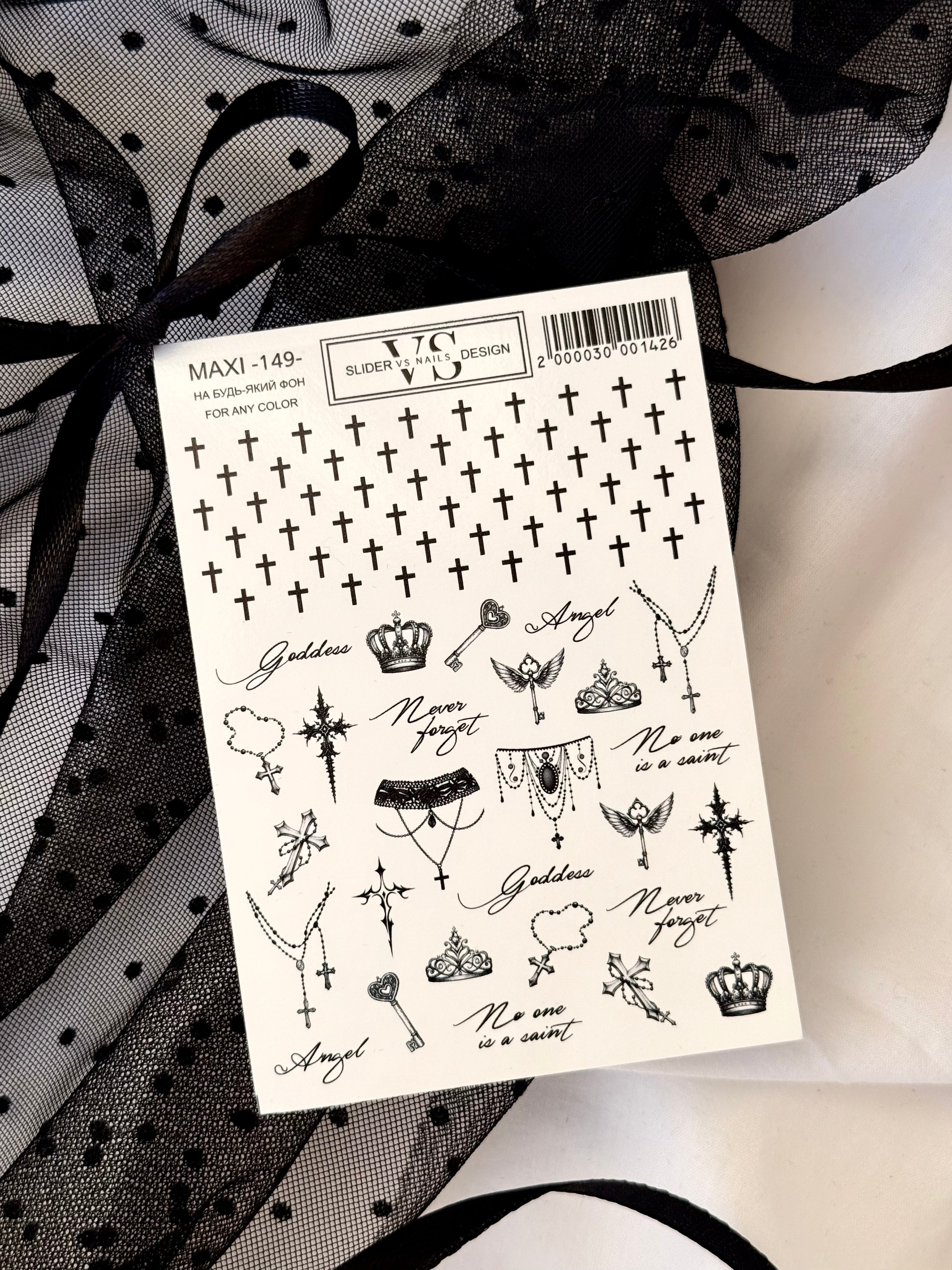 Slider maxi (Wasserlösliche Aufkleber) 149 von VS Nails