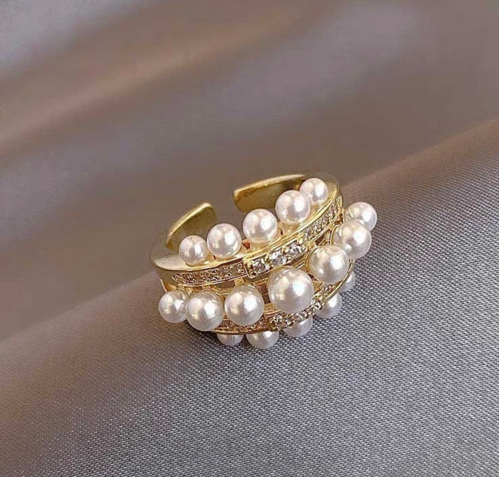 Ladies ring suitable for all sizes in silver No. 22
