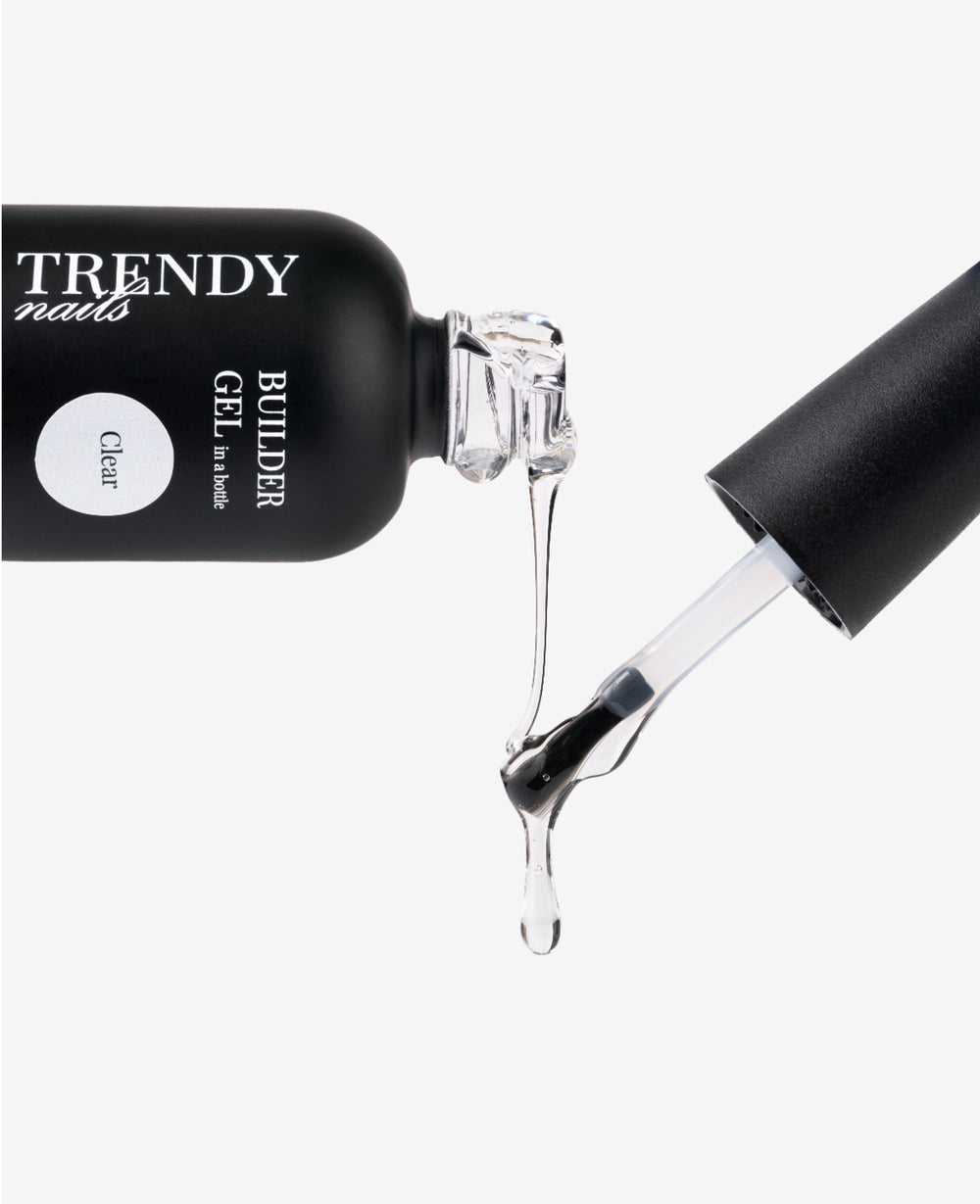 Builder Gel в бутылке или в банке Clear от Trendy Nails 15ml/30ml (самовыровнивающийся)