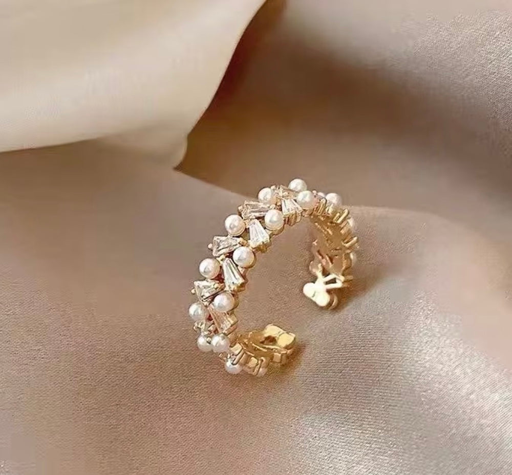 Ladies ring suitable for all sizes in silver No. 22
