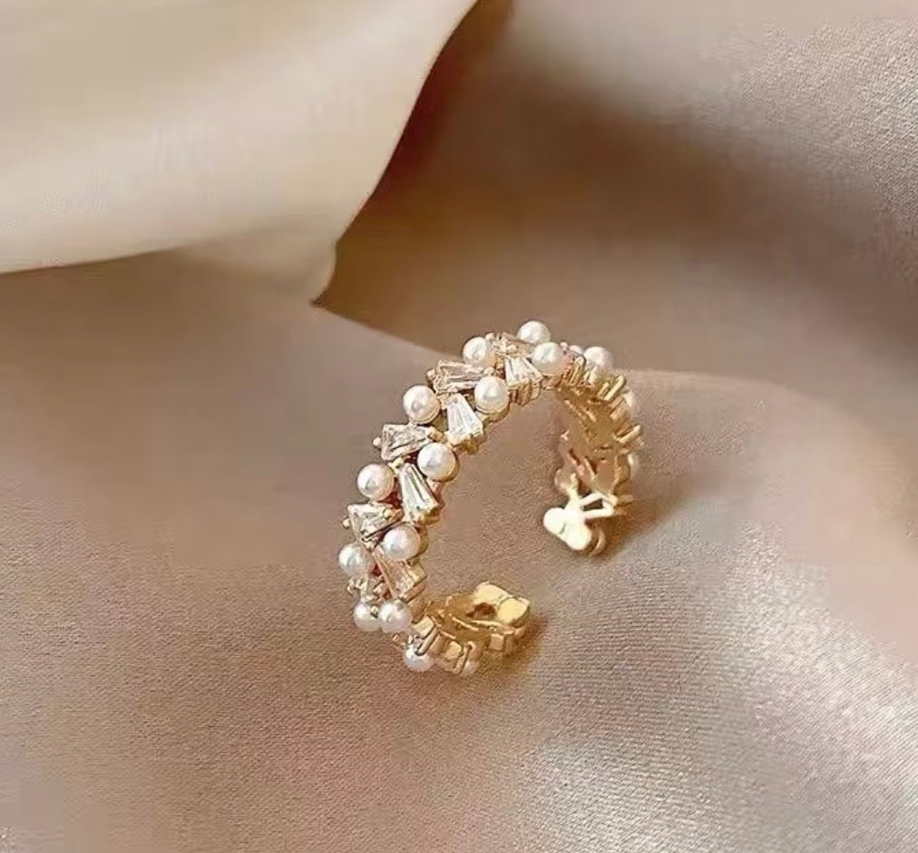 Damenring passend für alle Größen in gold Nr. 24