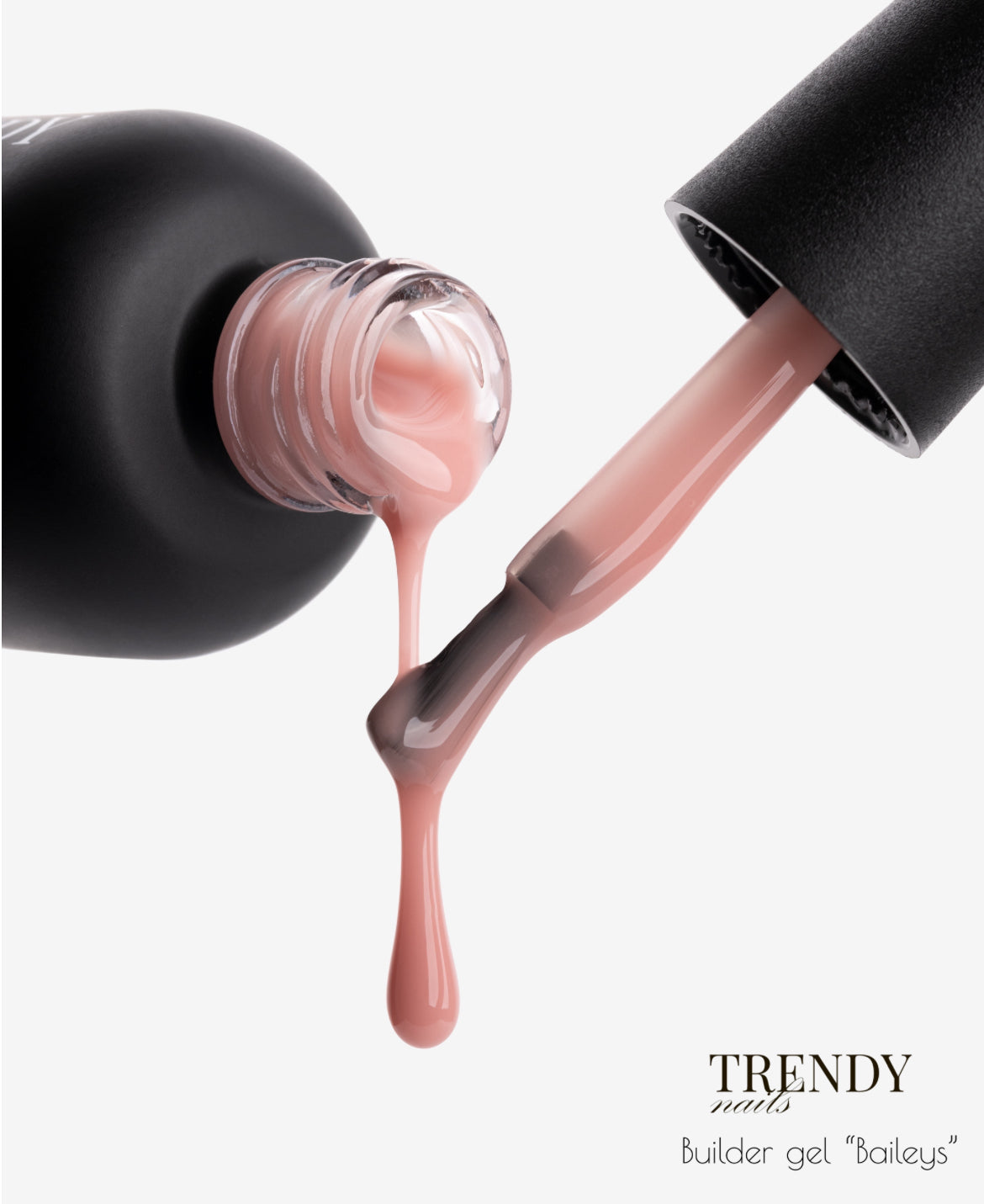 Gel Costruttore nella Bottiglia Baileys di Trendy Nails 15ml/30 ml (autolivellante)