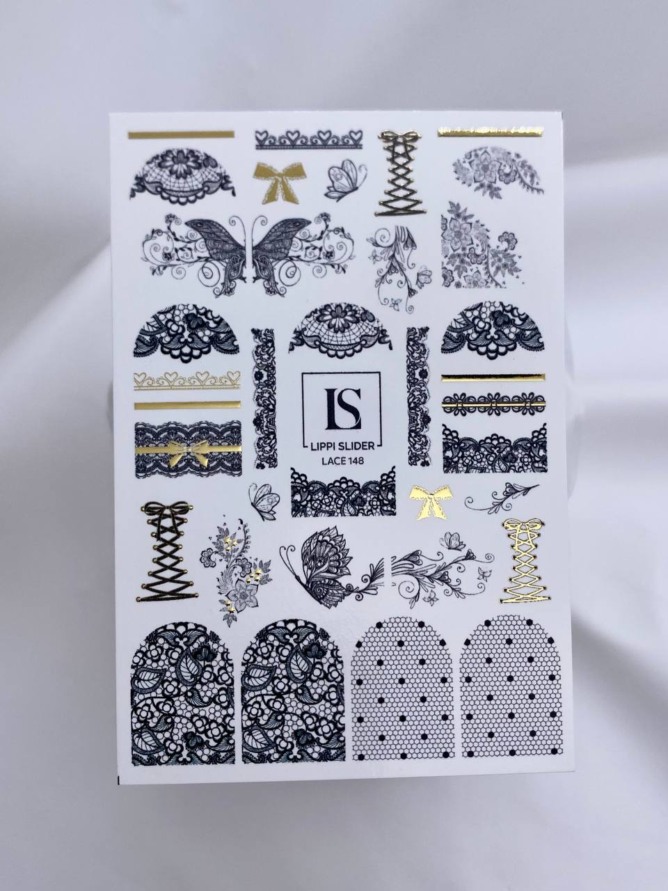 Slider "Lace" 148 (Wasserlösliche Aufkleber) von Lippi Slider