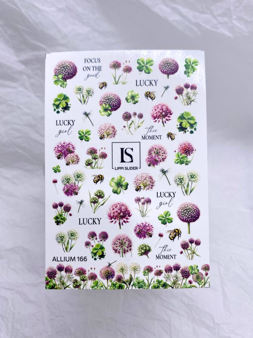 Slider "Allium" 166 (Wasserlösliche Aufkleber) von Lippi Slider