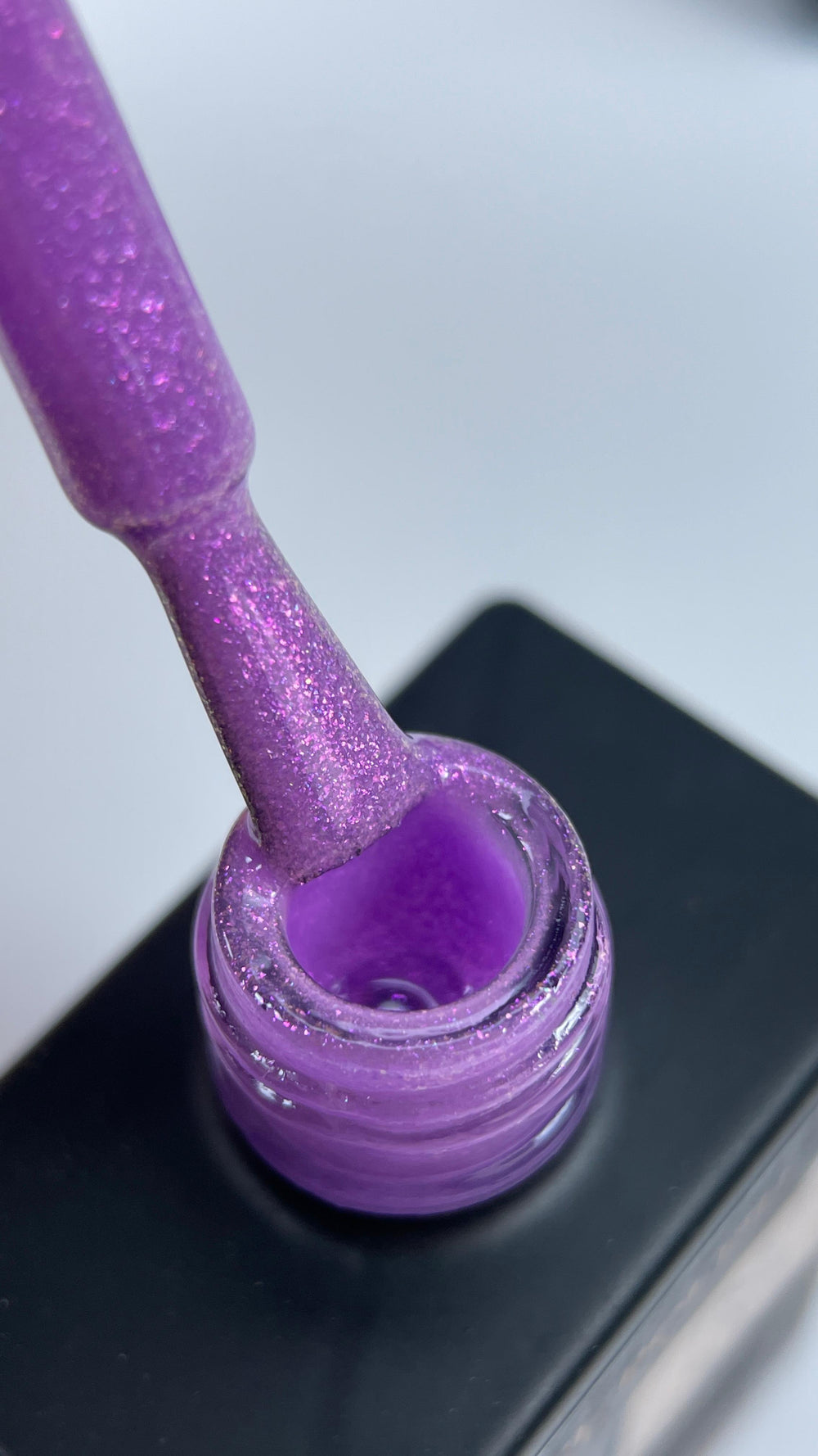 Glitter Gel Polish # 51 Lilac Shimmer  (12ml) TPO-free