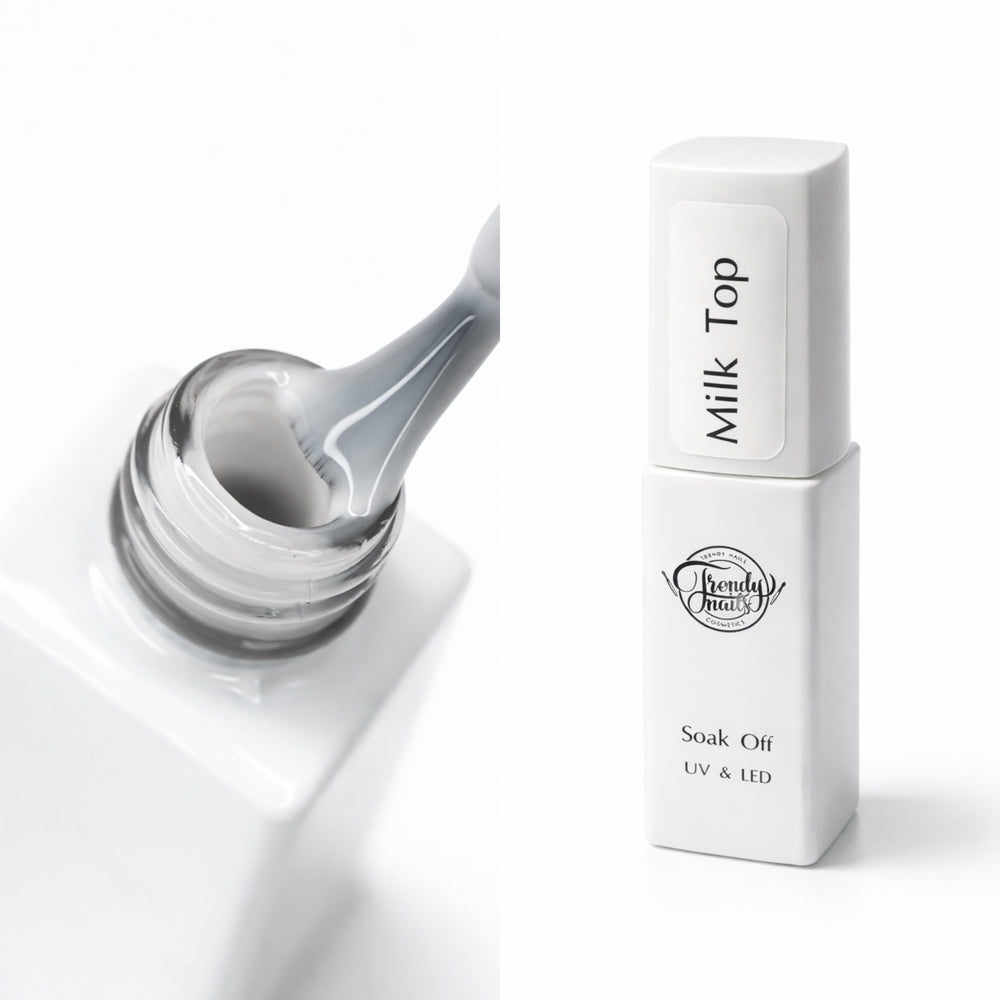 Milk Top Coat БЕЗ ЛИПКОГО СЛОЯ 8мл/15мл от Trendy Nails