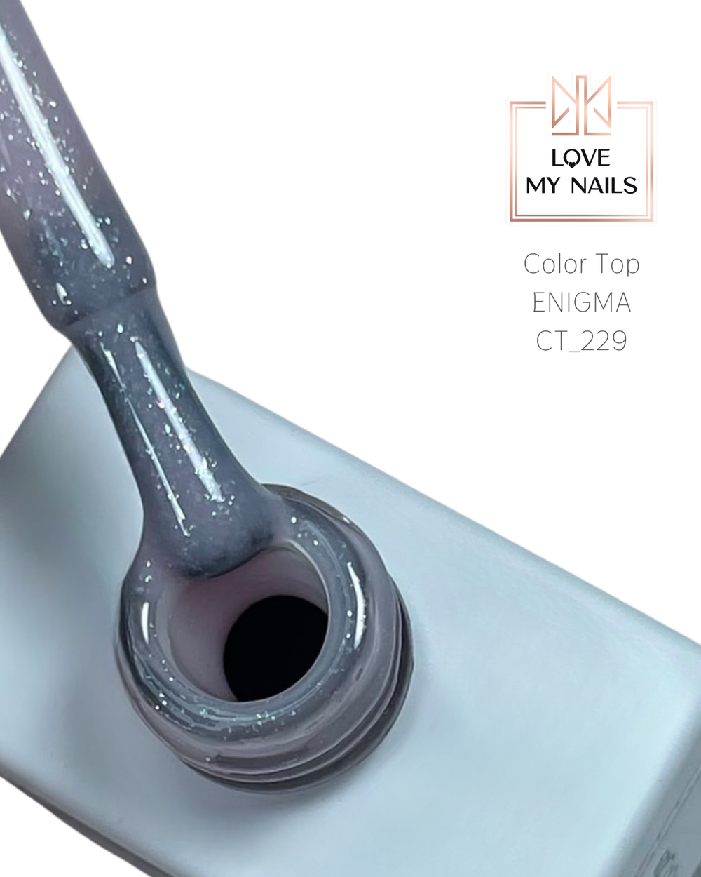 Top Coat Color Milky Cold NO WIPE 10ml di Love My Nails