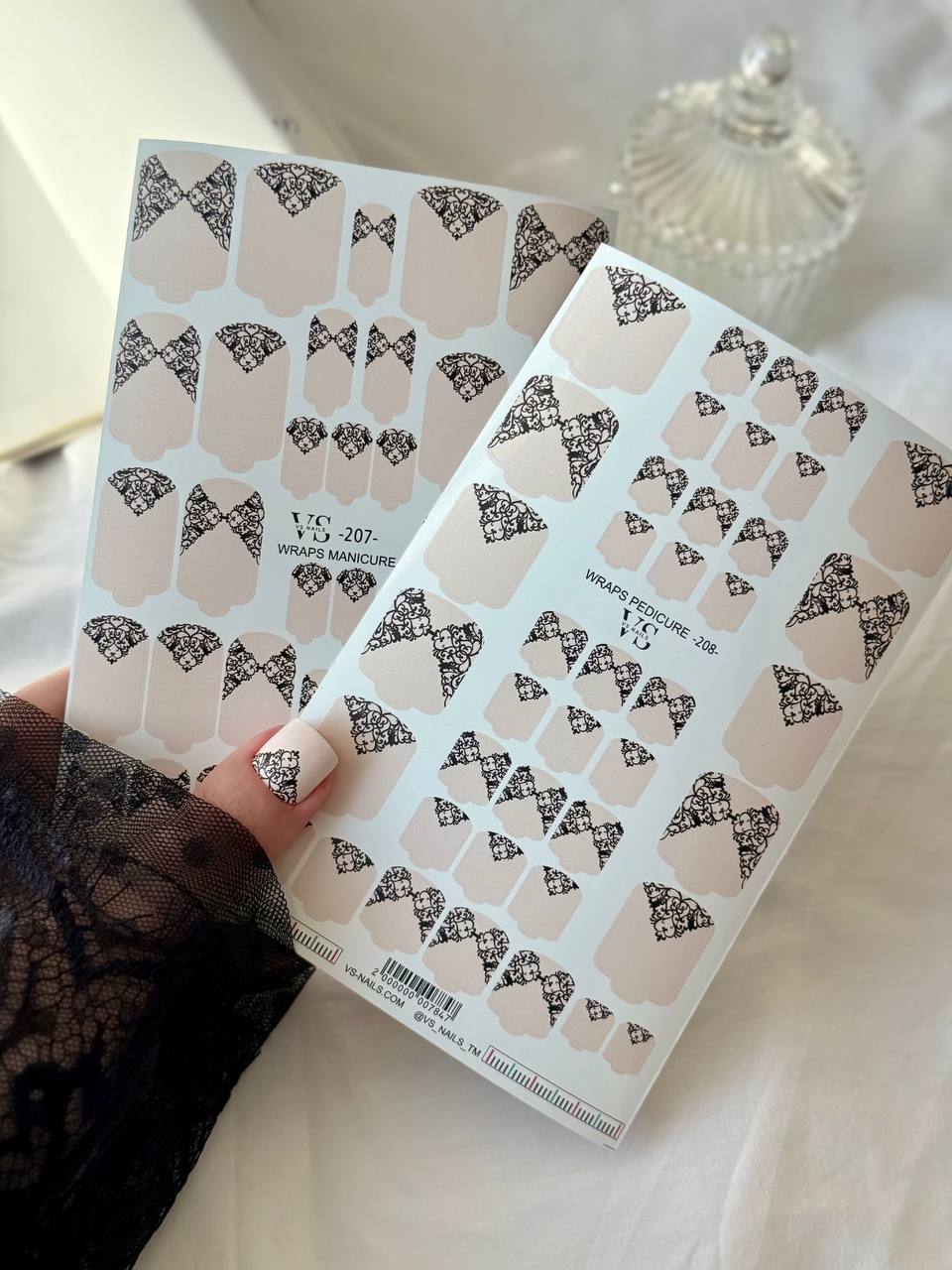 Wrap für Pedicure Maxi 208 von VS Nails