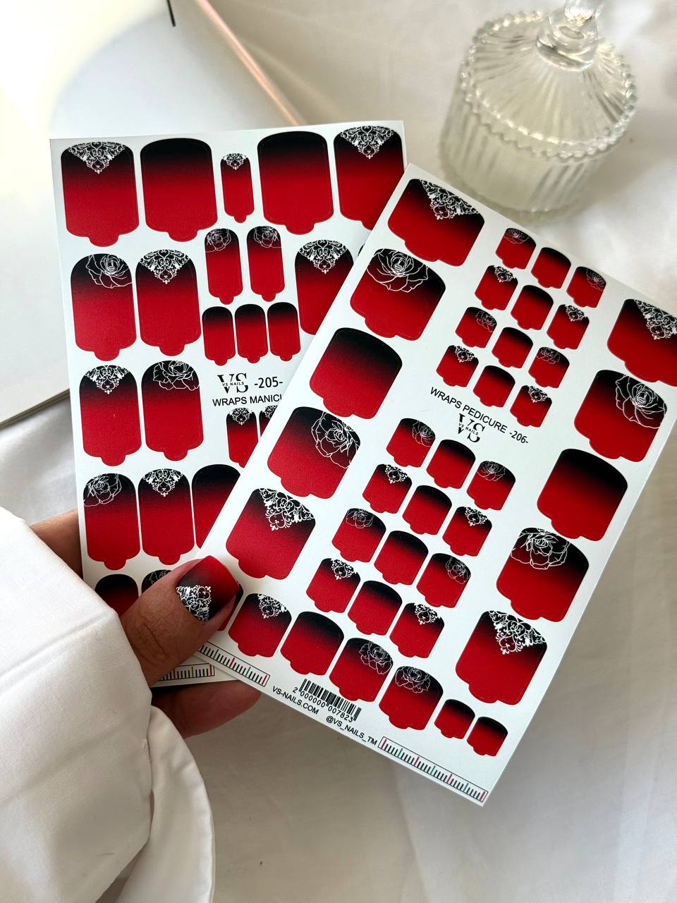 Wrap für Pedicure Maxi 206 von VS Nails