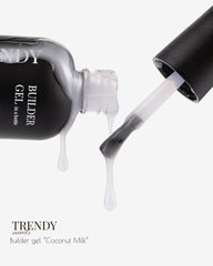 Builder Gel в бутылке Coconut milk от Trendy Nails 15 мл/ 30 мл (саморастекающийся)