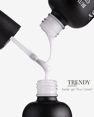 Builder Gel nella bottiglia Pina Colada di Trendy Nails 15ml/ 30ml (autolivellante)