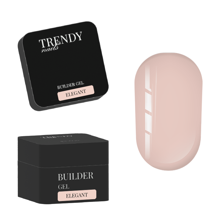 Builder Gel Collection in a bottle or jar from Trendy Nails 15ml/ 30ml (self-leveling)