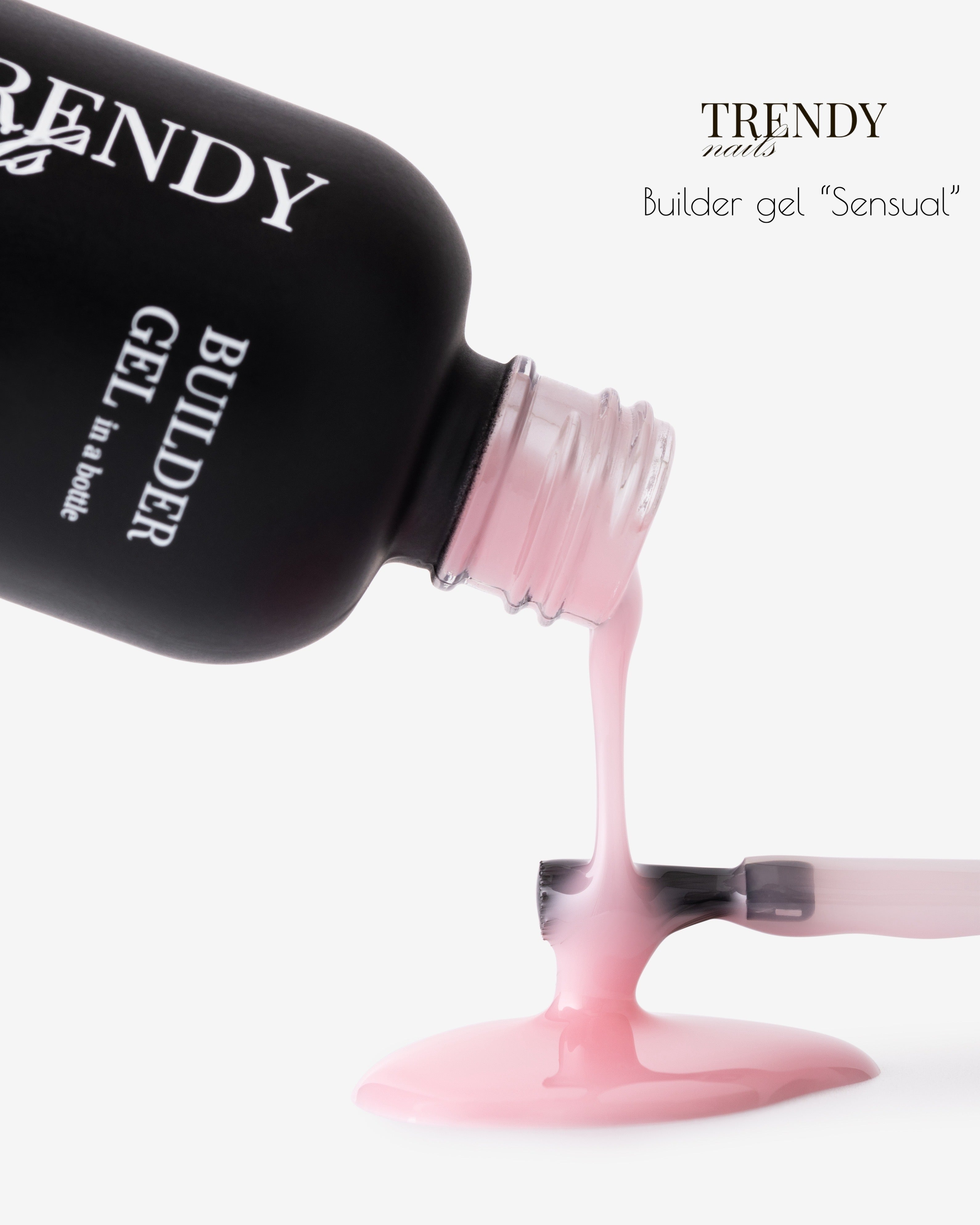 Builder Gel Collection in a bottle or jar from Trendy Nails 15ml/ 30ml (self-leveling)