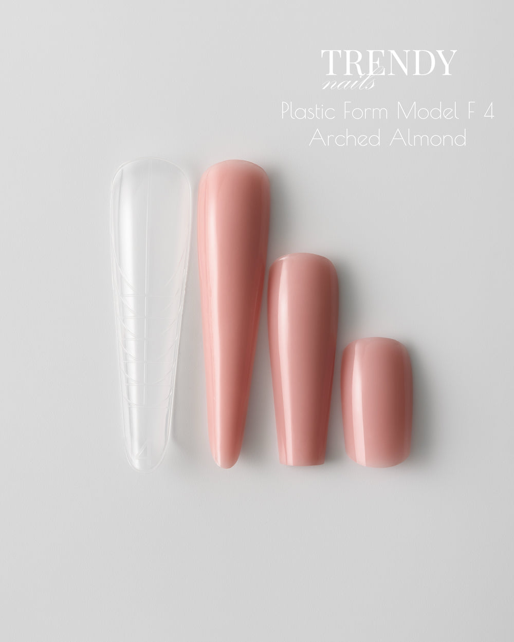 Dual Form Arched Almond Form 140Stk. Model F4 von Trendy Nails