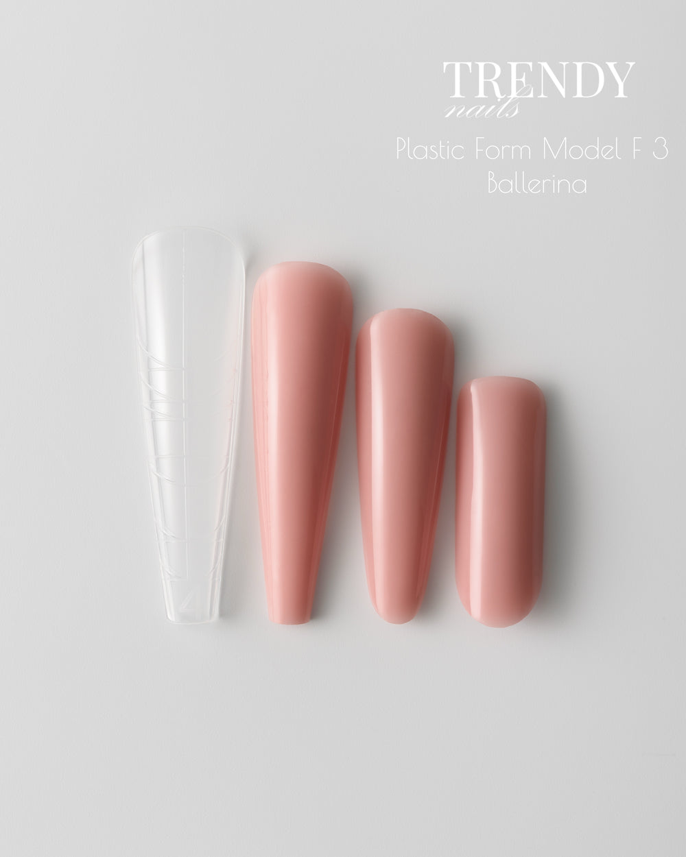 Dual Form Ballerina Form 140Stk. Model F3 von Trendy Nails