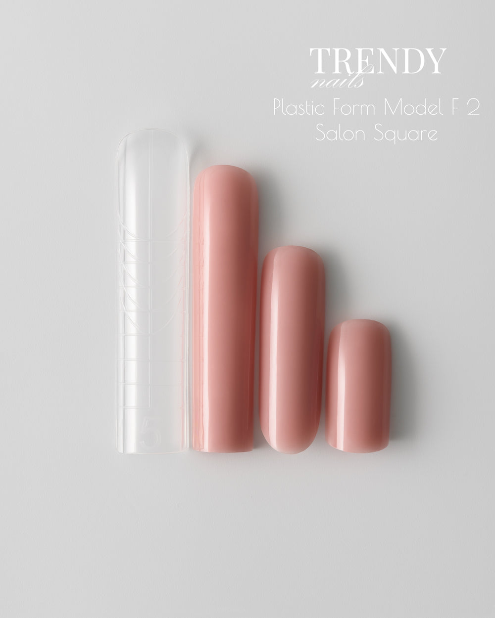 Dual Form Arched Square Form 140Stk. Model F2 von Trendy Nails